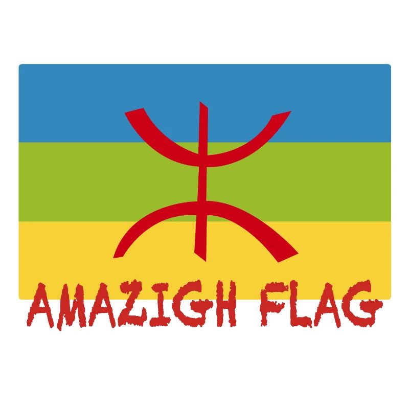 Amazigh-Flagge - Berberflagge