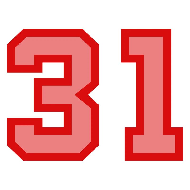 Cool Retro Retrostyle Numéro de maillot numéro de dos