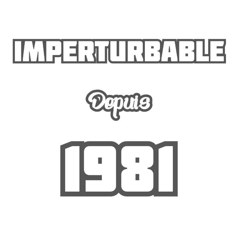 Année de naissance / Birth year - 1981