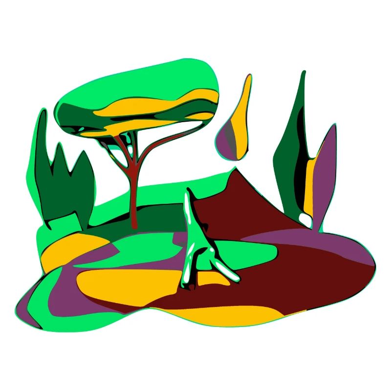 Ländliche Landschaft