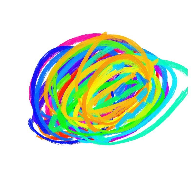 Bunte Explosion