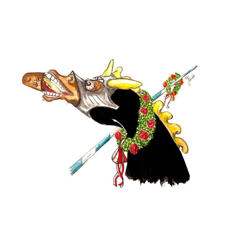 SAUFENDEr Gaul SCHWARZ GELB