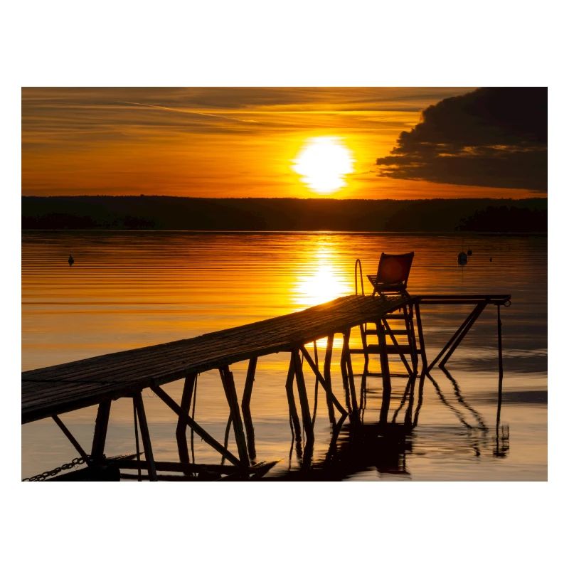 Sonnenuntergang am Ammersee