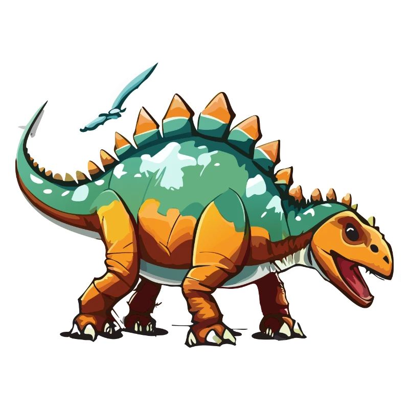 Freundlicher Stegosaurus