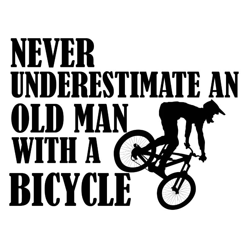 Lustiger Fahrrad Spruch