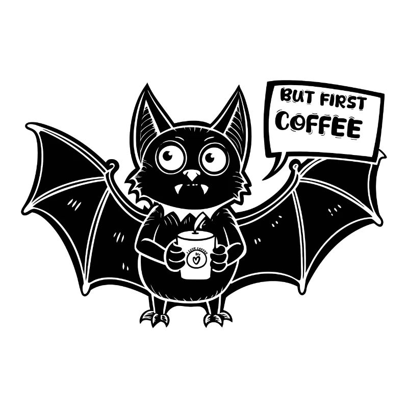 Kaffesucht zu Halloween