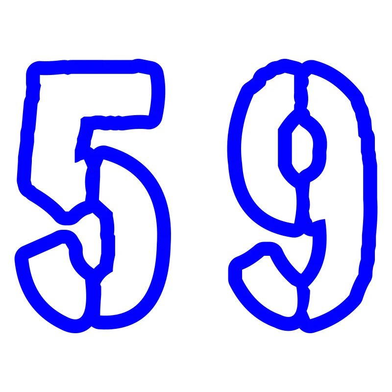 59 Zahl Symbol