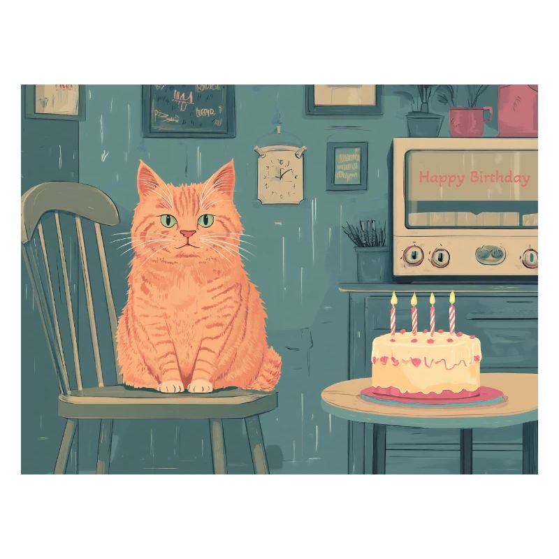 Happy Birthday cat