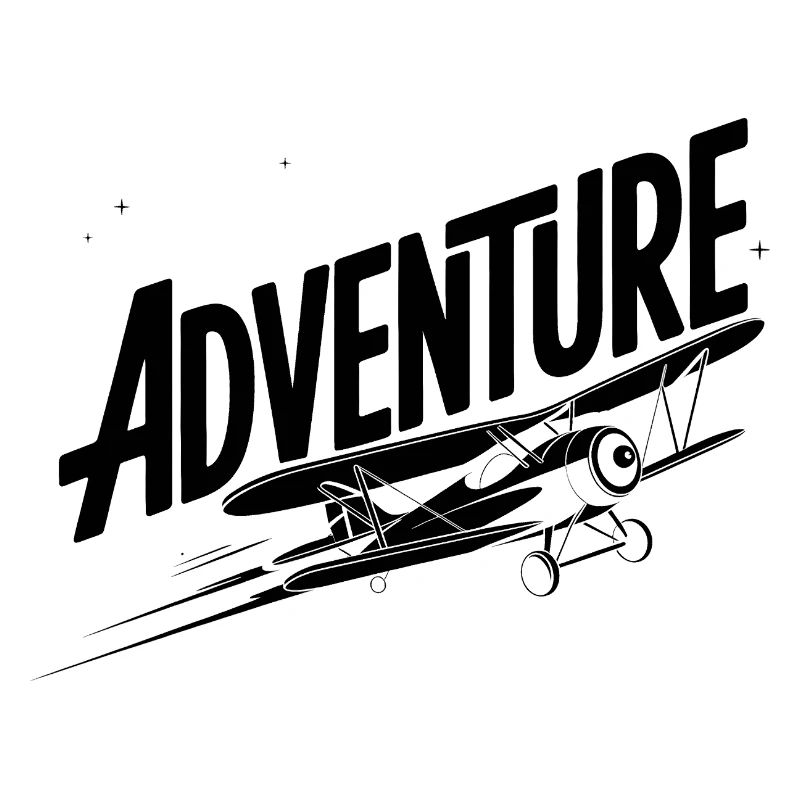 Abenteuer - Cooles Urlaubspiktogramm