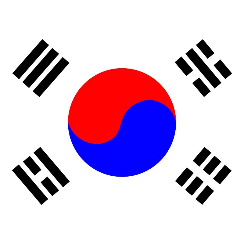 Koreanische Flagge