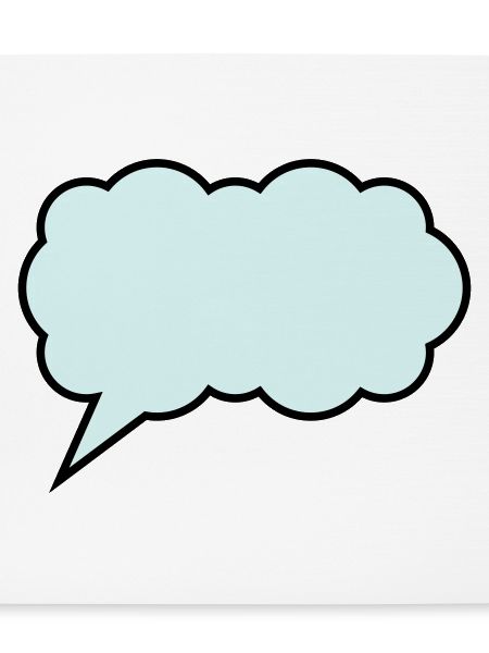 sprechblase cloud