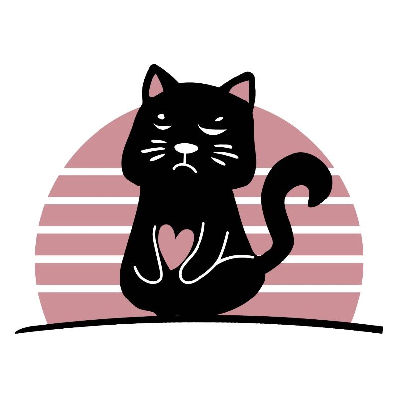 Schwarze Katze