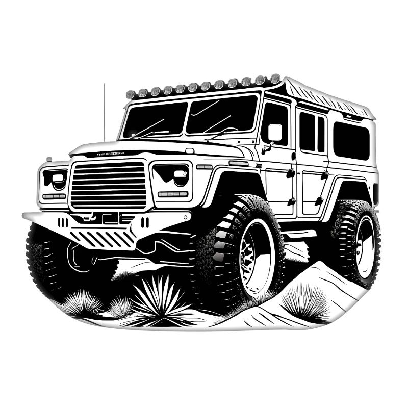 Offraod Geländewagen Motiv