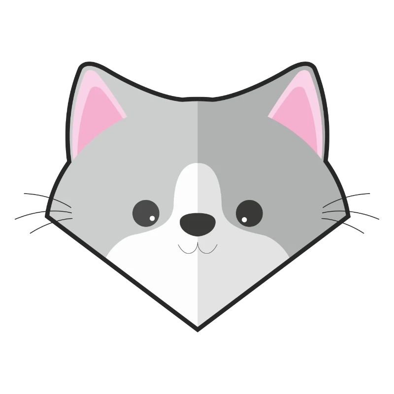 Niedliche einfache Katze