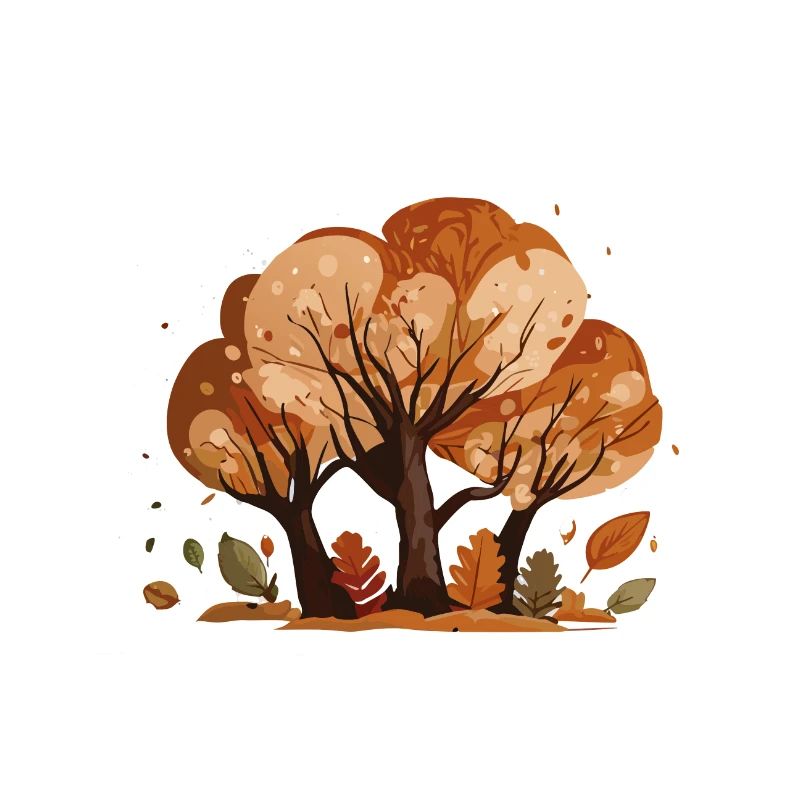 Herbstbaum-Trio (Herbstkollektion #2)