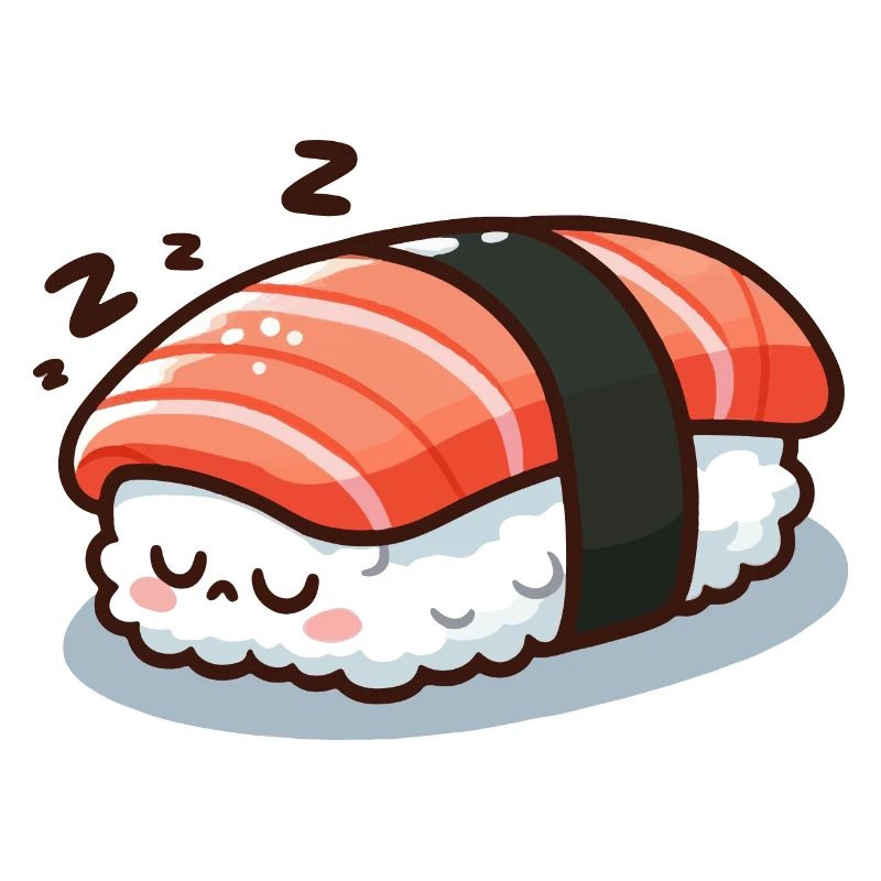 Schlafender Sushi