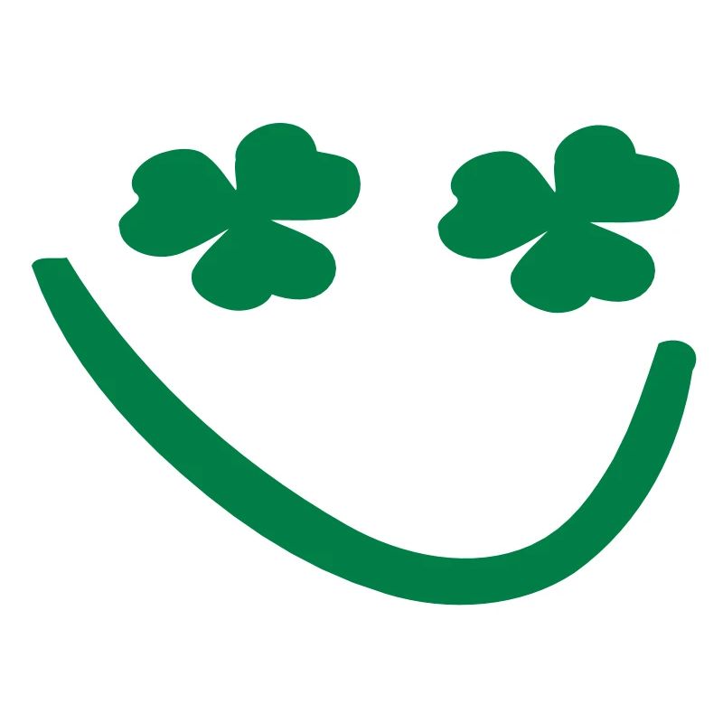 Shamrock Smiley-Gesicht