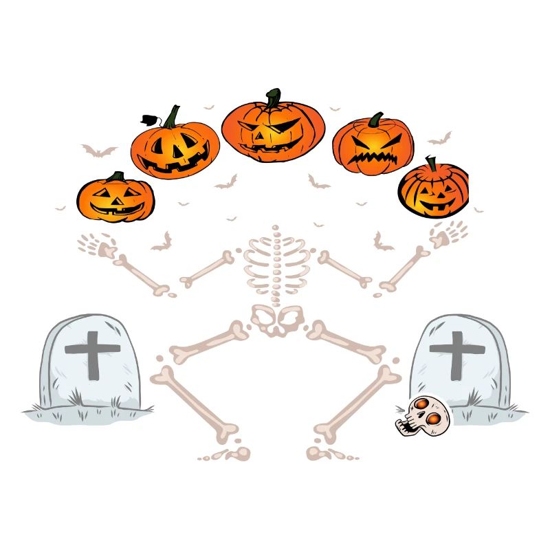 Halloween Skelett