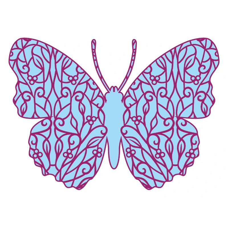 Dekorativer Schmetterling