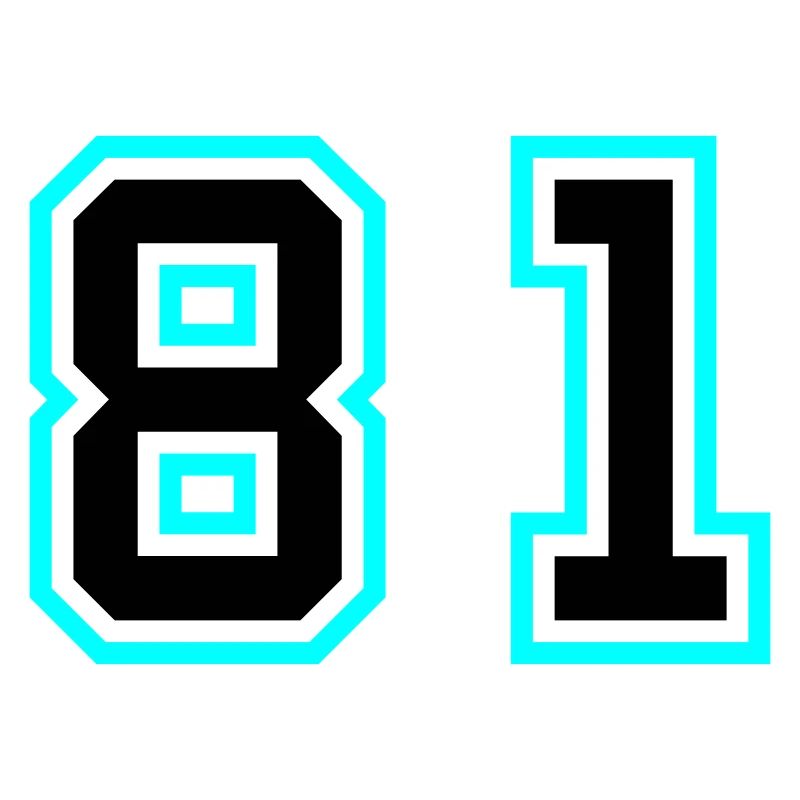 81 Zahl Symbol