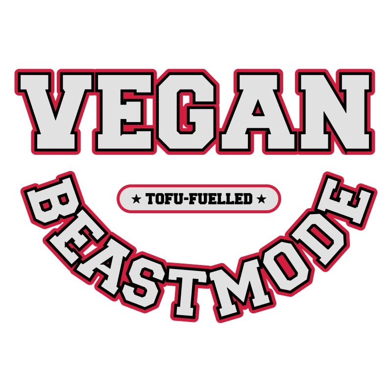 VeganBeastmode [red] [vector]