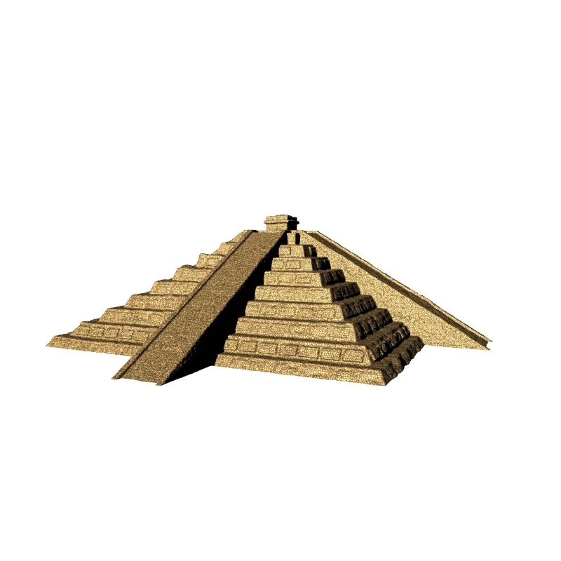 maya pyramide gold