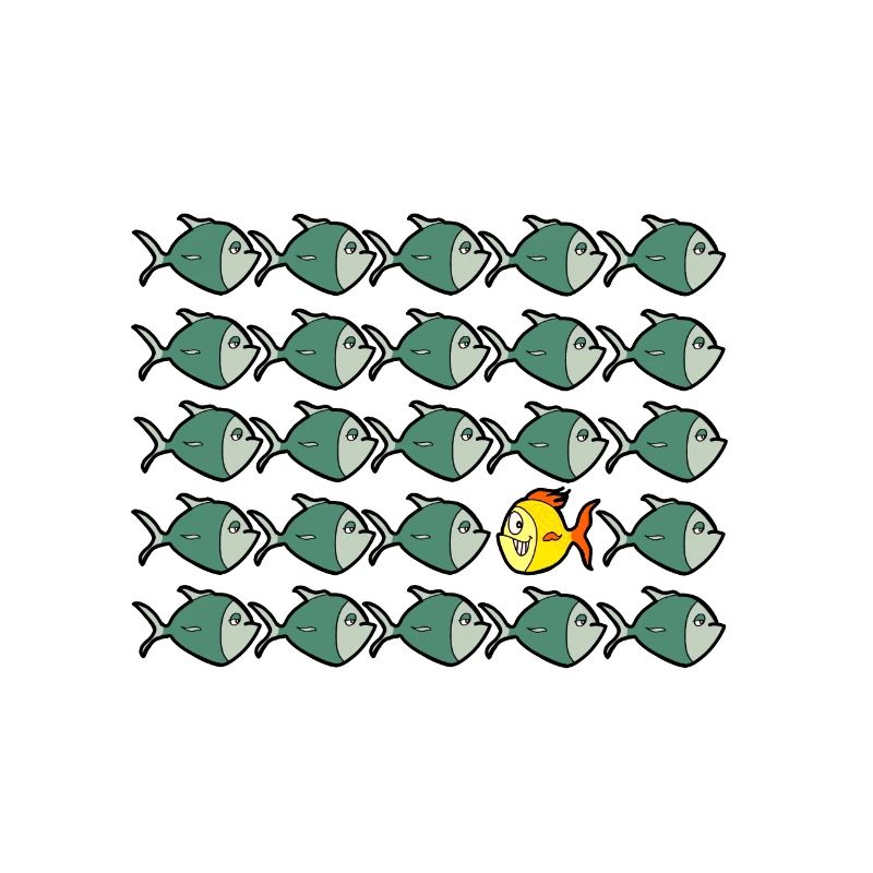 Ursprünglicher Spaßfisch