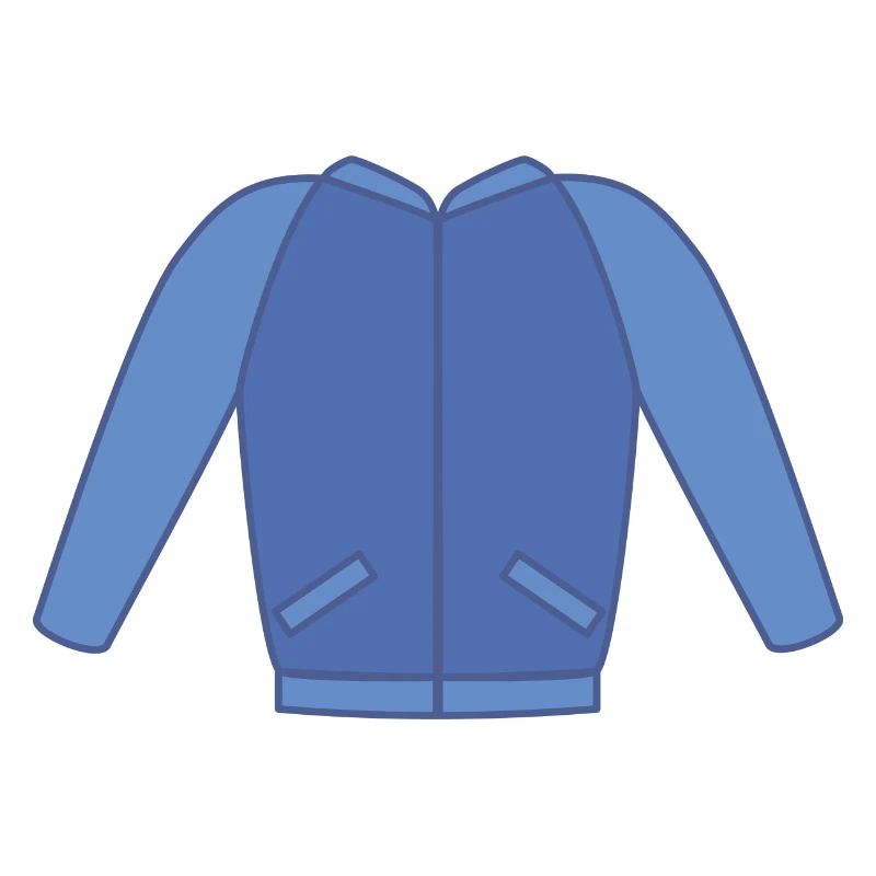 Blaue Jacke