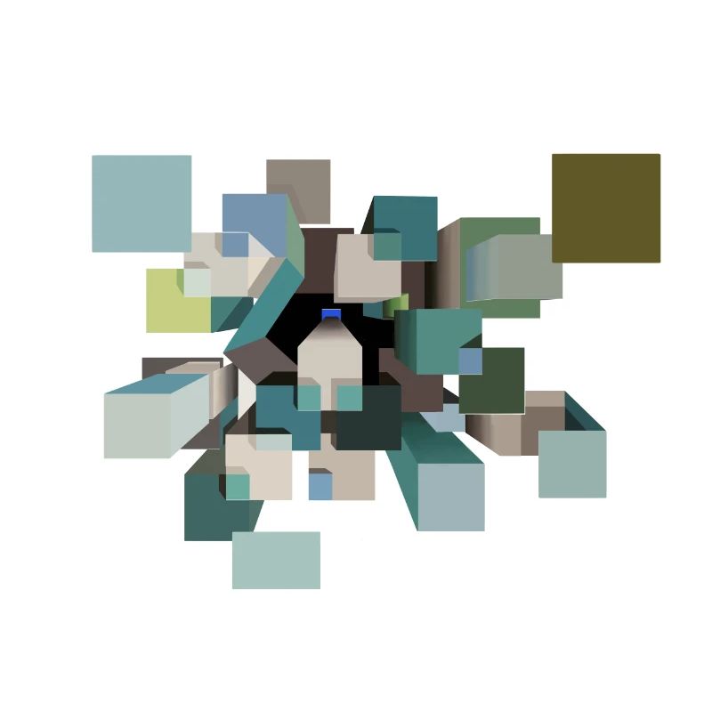 Psychedelische Würfel