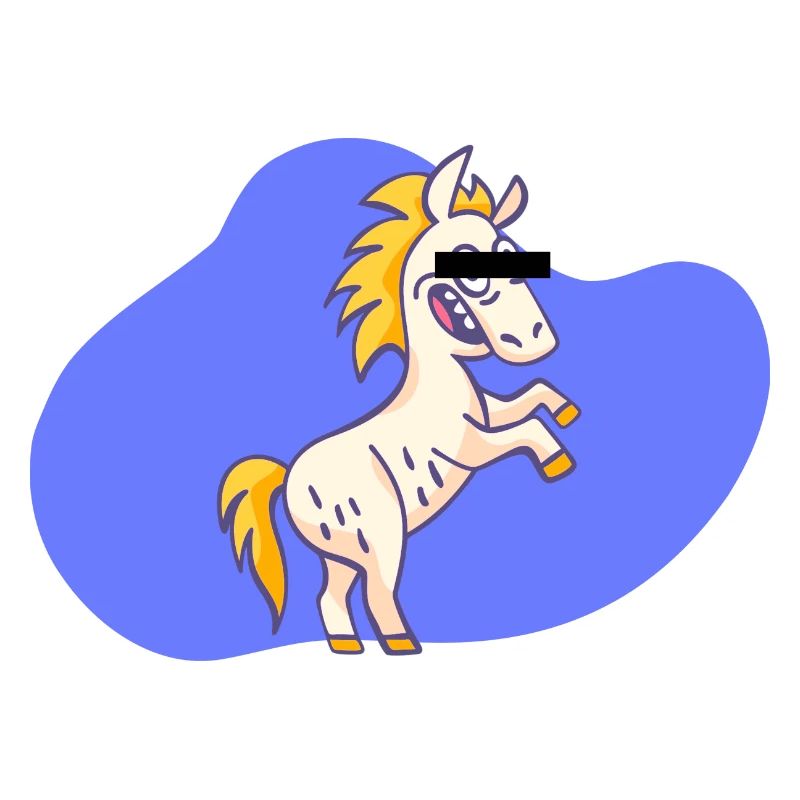 Cartoon Einhorn