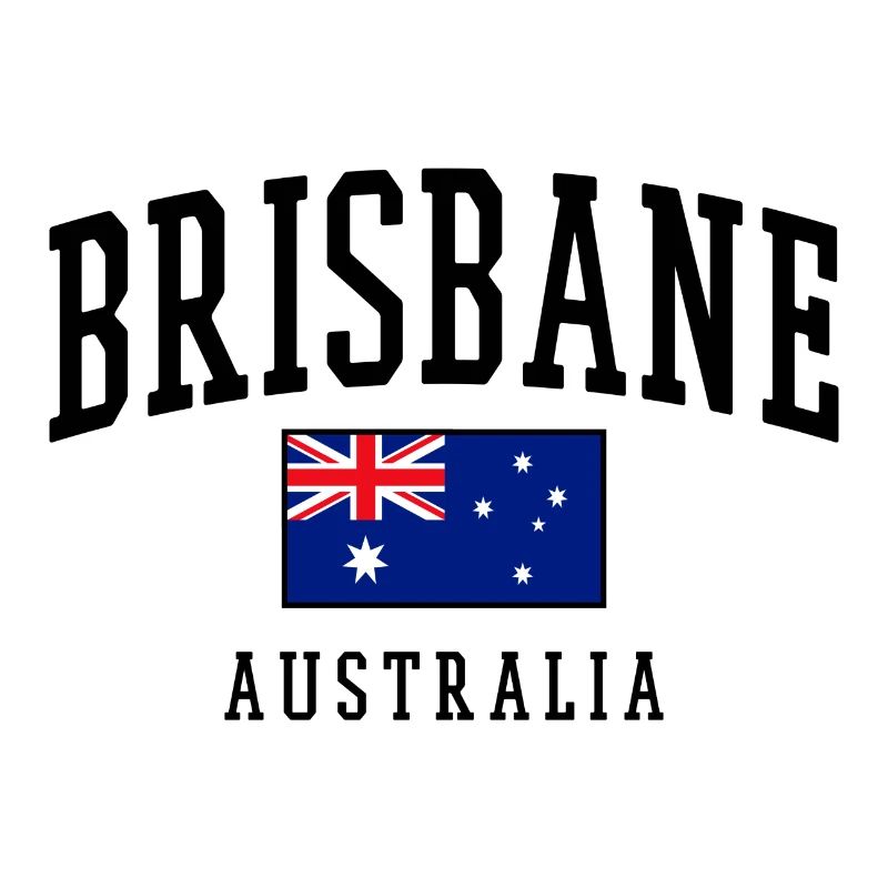 Brisbane - Australien Flagge