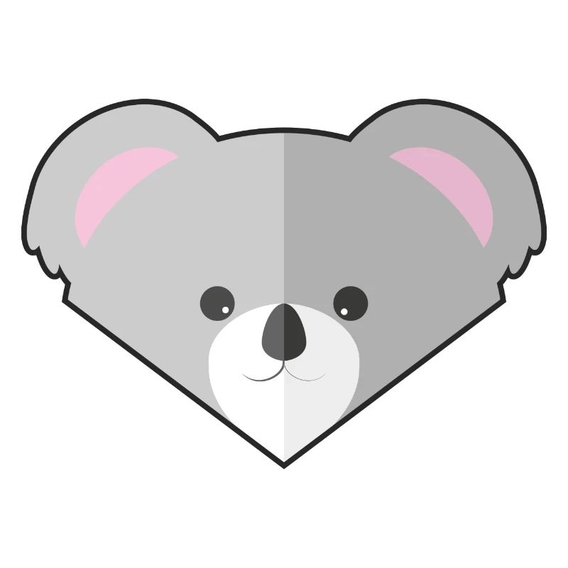 Niedlicher einfacher Koala