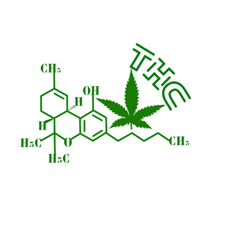 THC Molekular Struktur