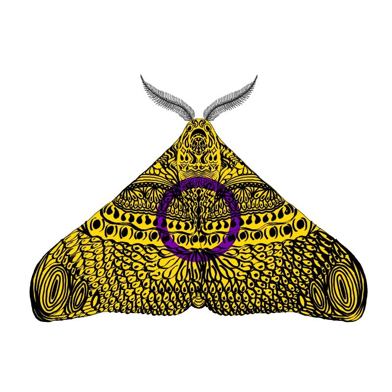 Intergeschlechlich pride Motte