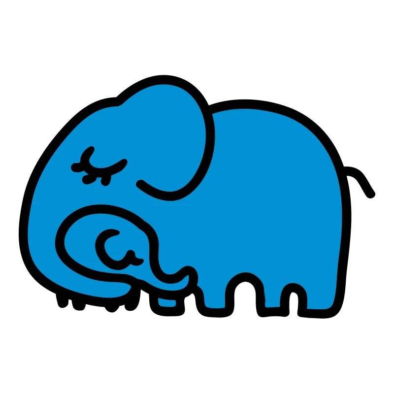 Mutter - Kind Elefant