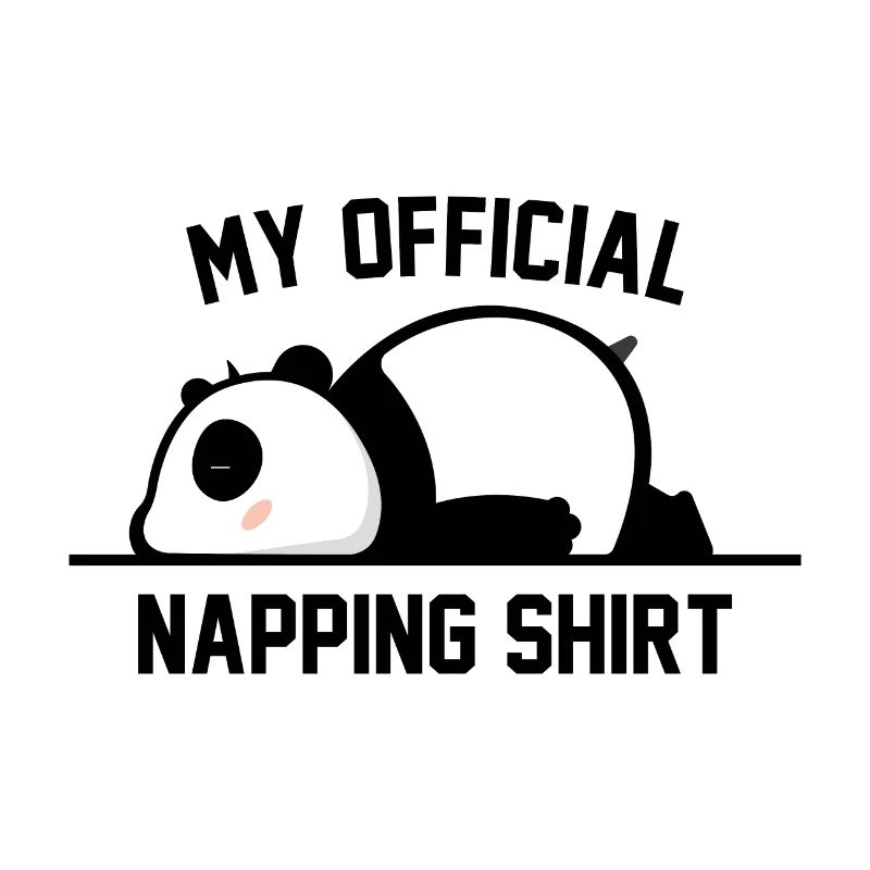 MEIN OFFIZIELLES PANDA-NICKERCHEN-SHIRT