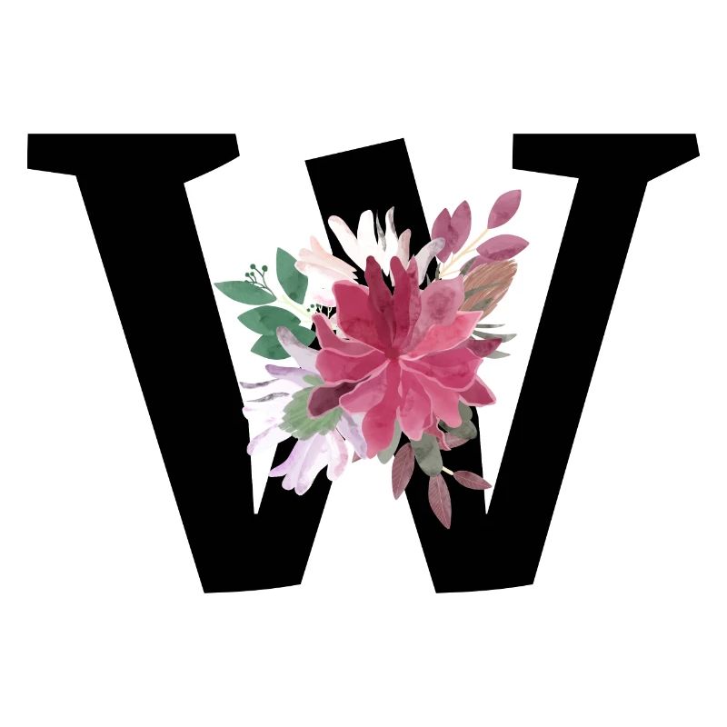 Brief mit Blumen