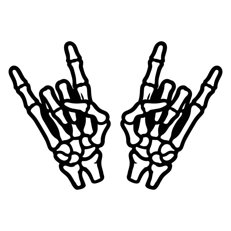 Hand Party Skelett