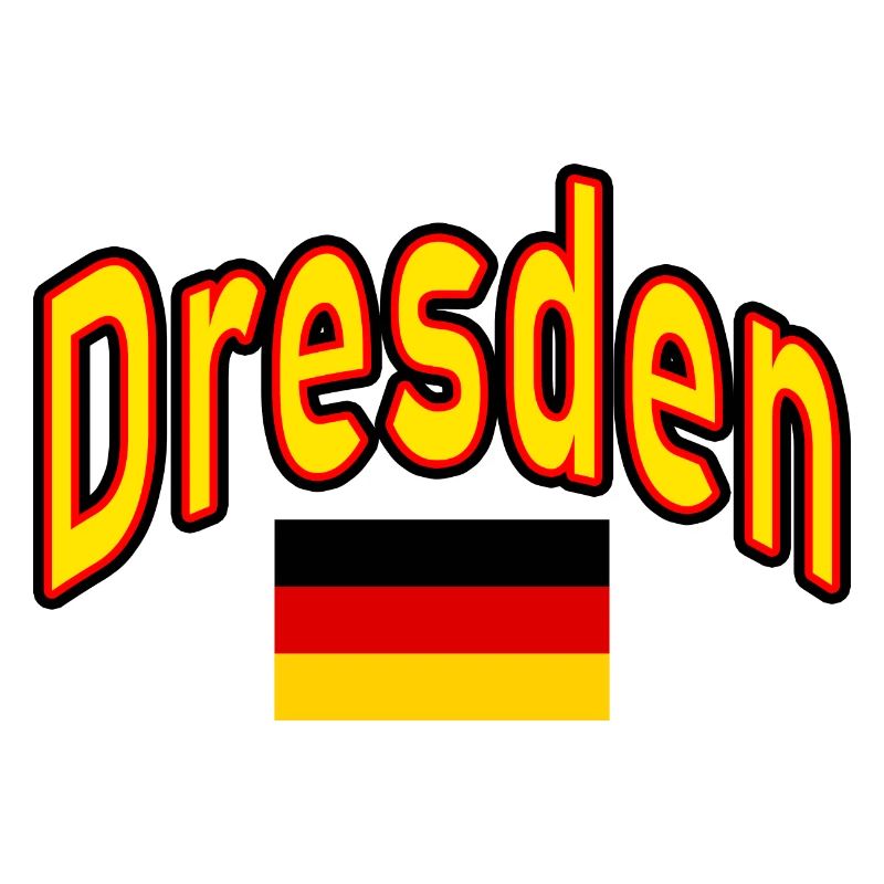 Dresden deutschland flagge