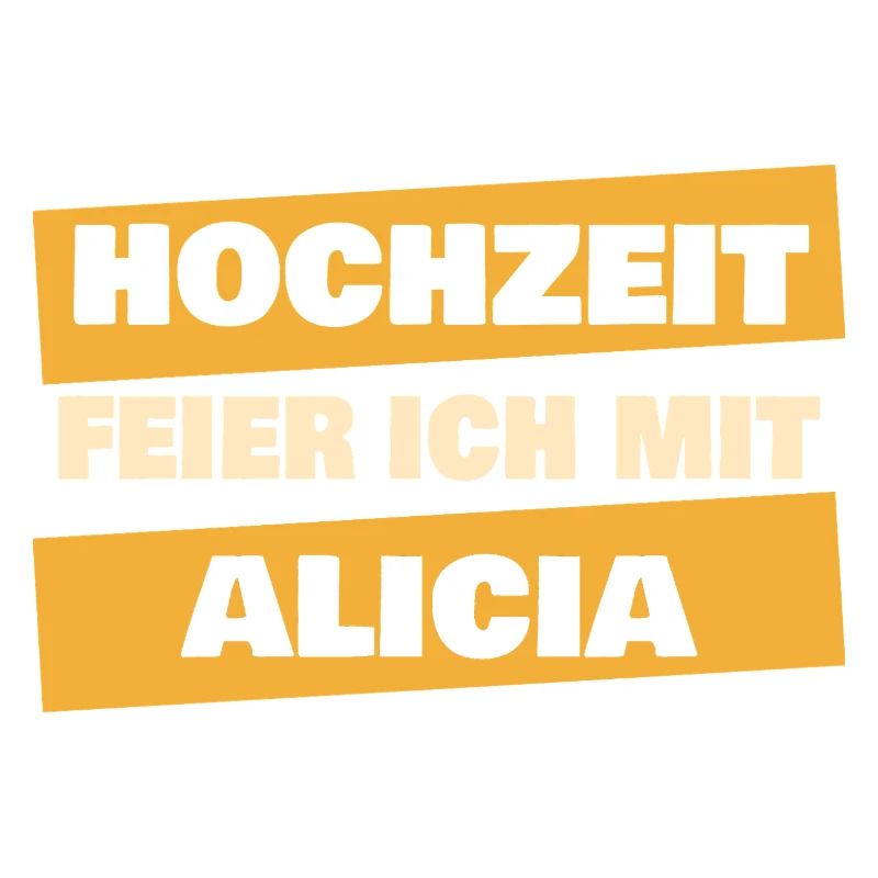 Alicia als JGA