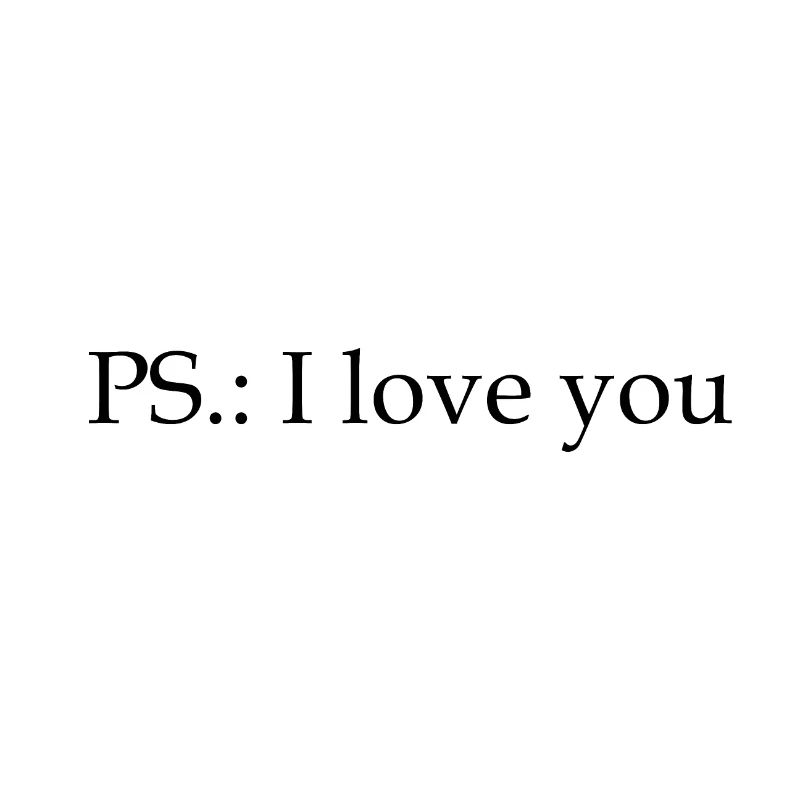 PS.: Ich liebe dich - Liebe - Geschenkidee
