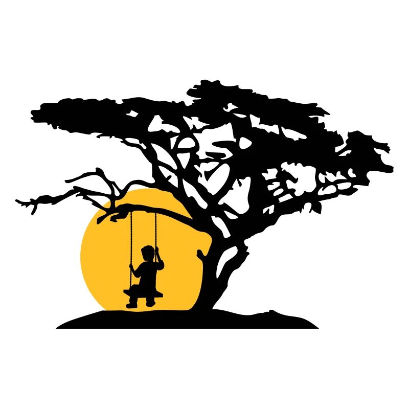 sonne silhouette baum afrika savanne einsam trauri