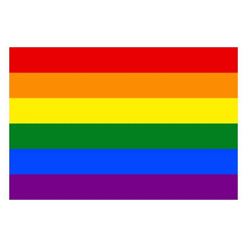 Die Regenbogenfahne oder Homosexuell - LGBT Stolzflagge