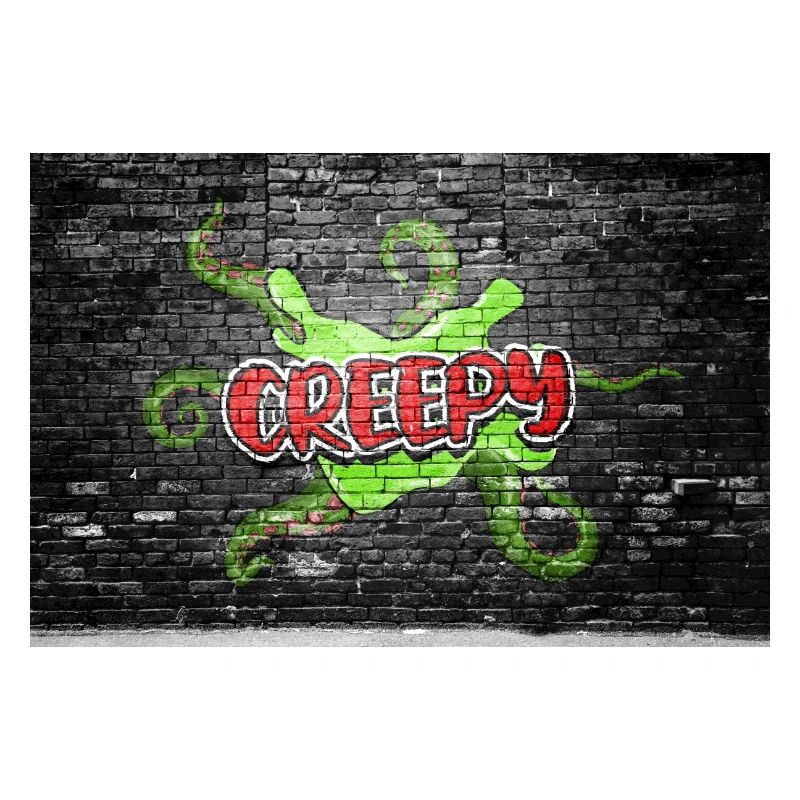 Creepy Halloween Comic Style Graffiti Lettering on