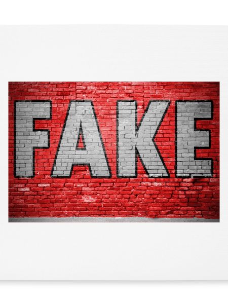 Fake Ziegelsteinmauer Graffiti