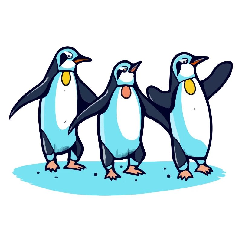 Pinguine feiern