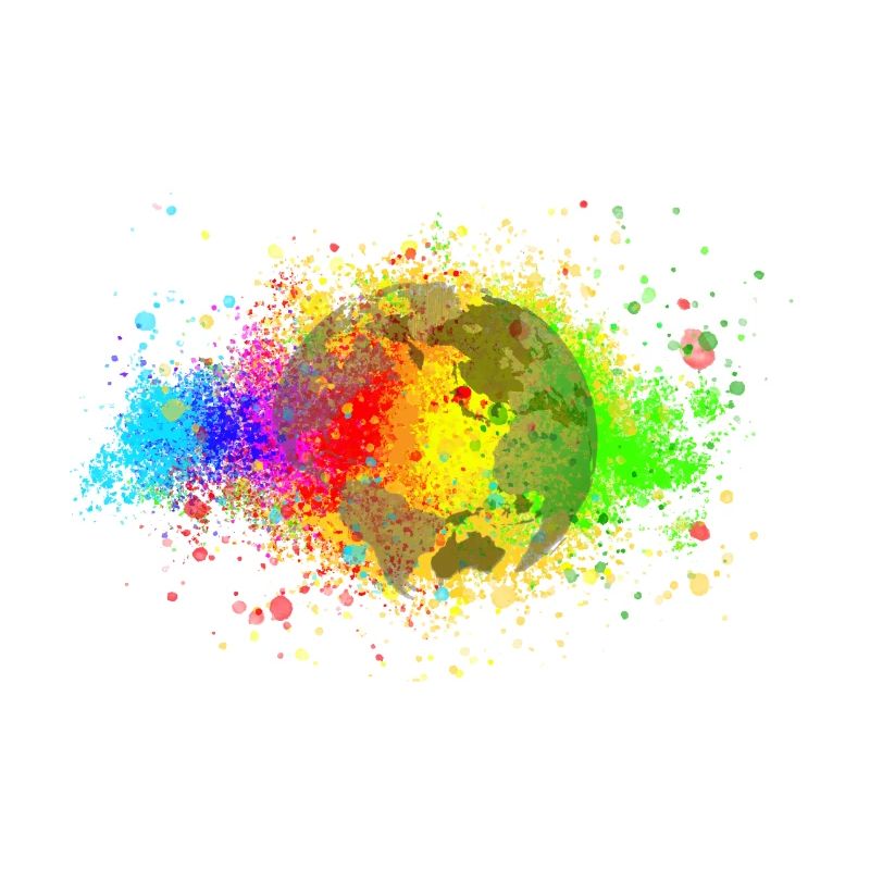 Rainbow Speckle World