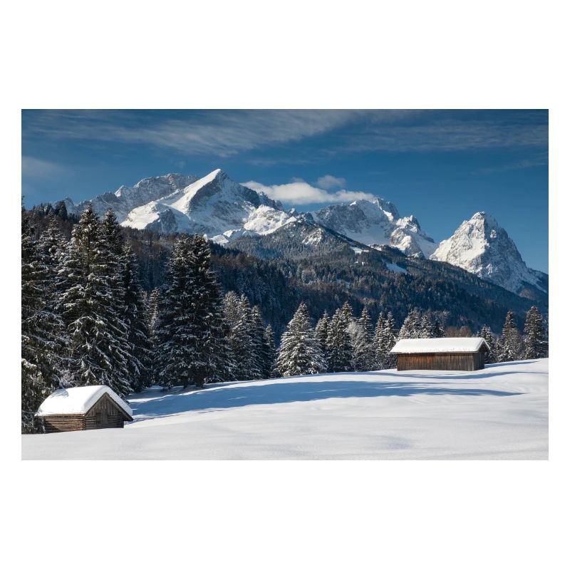 Winterstimmung mit Zugspitze