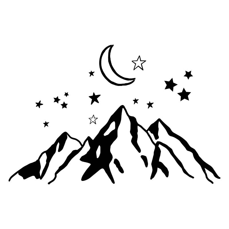 Sternennacht - Bergnatur Geschenk