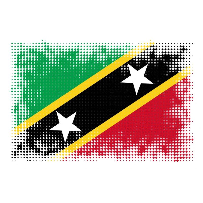 Drapeau Pays Saint-Kitts-et-Nevis